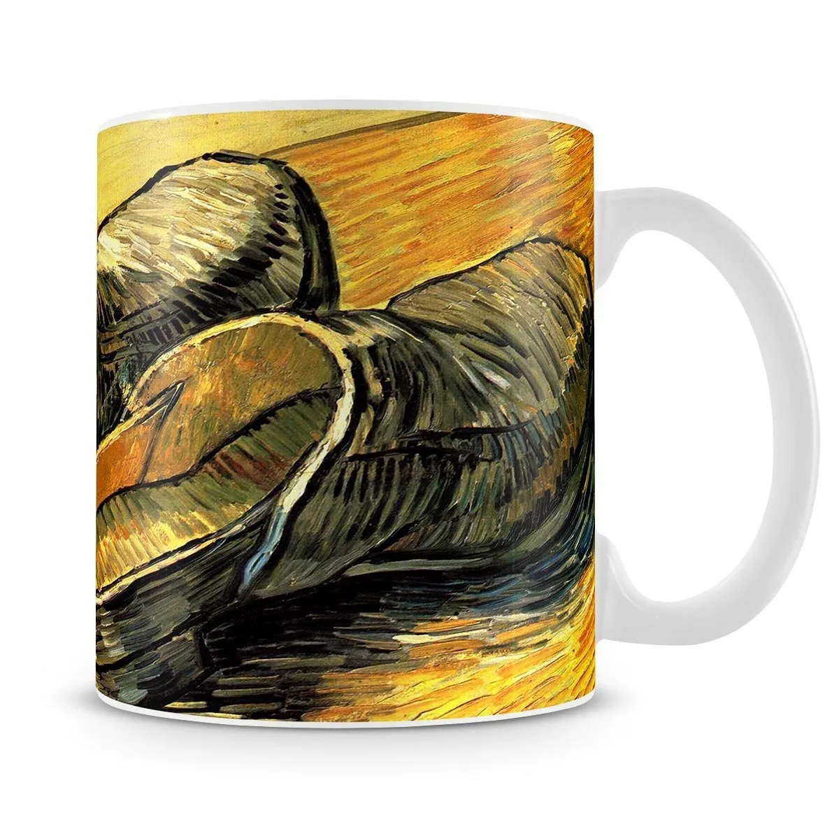 A Pair of Leather Clogs by Van Gogh Mug