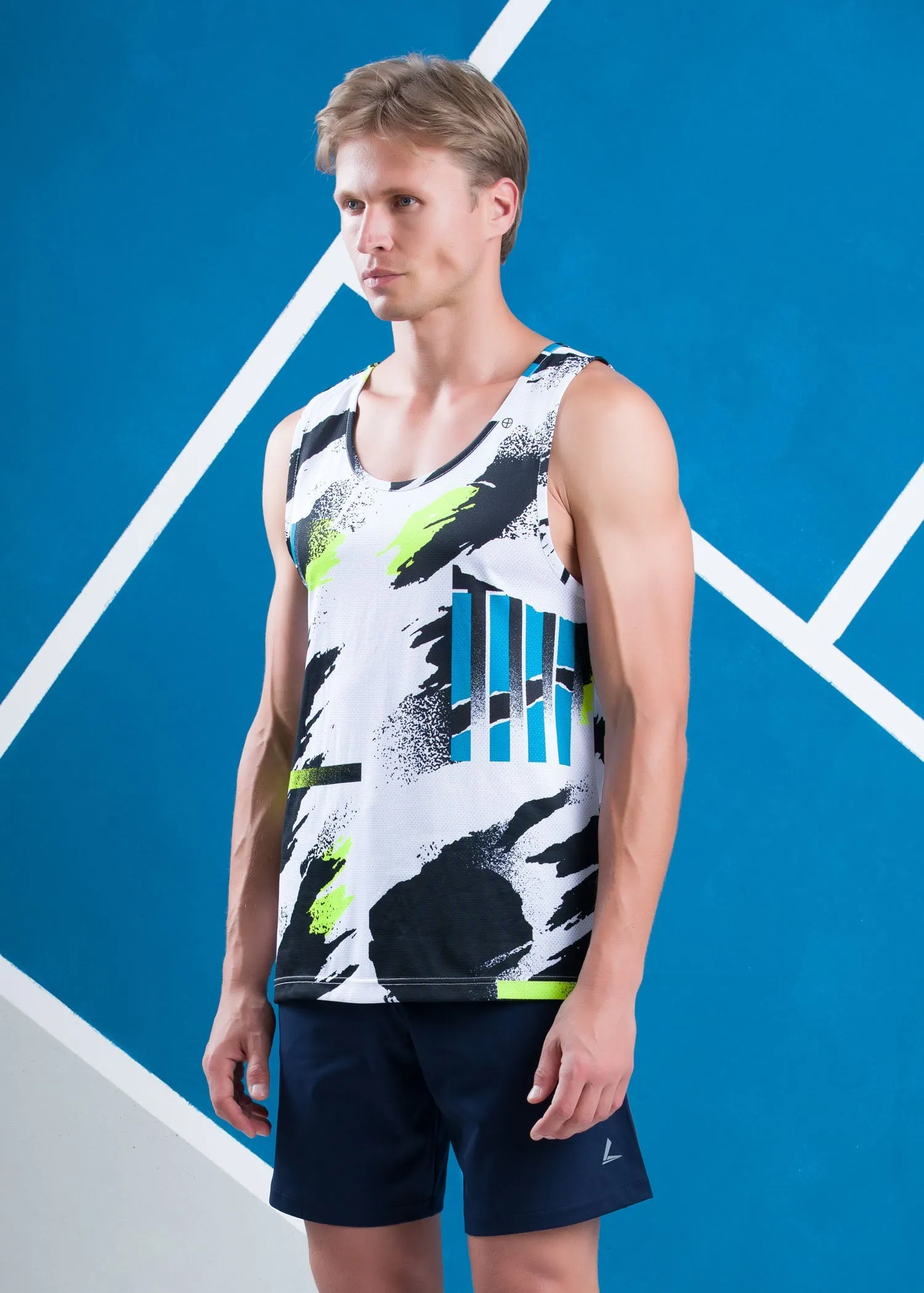 Active Wear Printed Tank Top