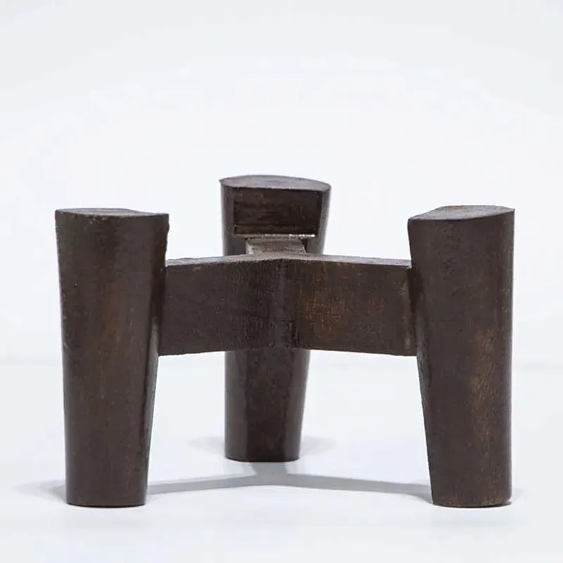 Anatolian Decorative Tulip Print Planter with Wooden Stand | Plant Not Included