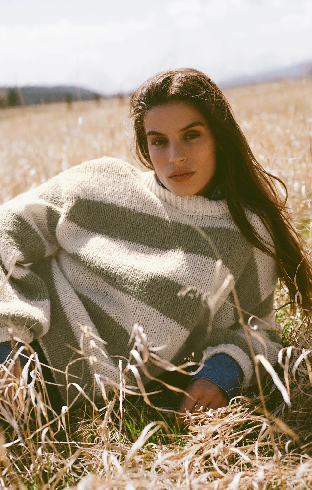 Anders Stripe Crew Neck Sweater