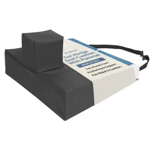 Bariatric Gel Wedge & Pommel Wheelchair Cushion