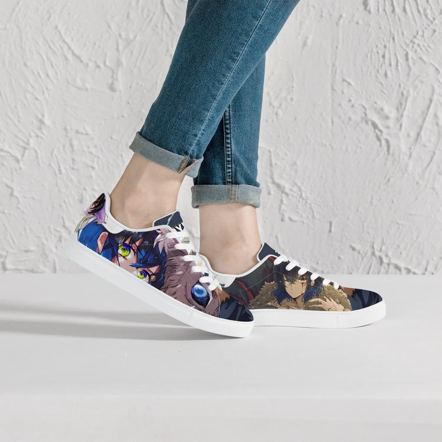Demon Slayer Hashibira Inosuke Skate Anime Shoes