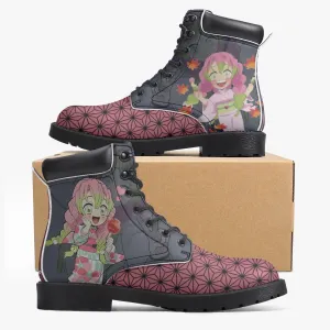 Demon Slayer Mitsuri Kanroji Casual Leather Boots Anime Shoes
