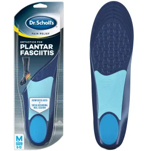 Dr. Scholl’s Plantar Fasciitis Pain Relief Orthotic Insoles, Men's (1 Pair, Sizes 8-13)
