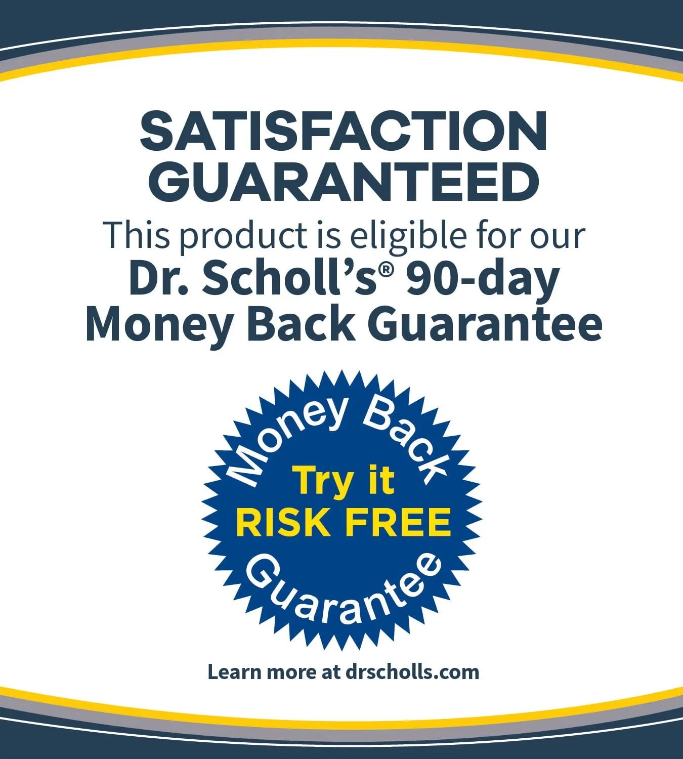 Dr. Scholl’s Plantar Fasciitis Pain Relief Orthotic Insoles, Men's (1 Pair, Sizes 8-13)