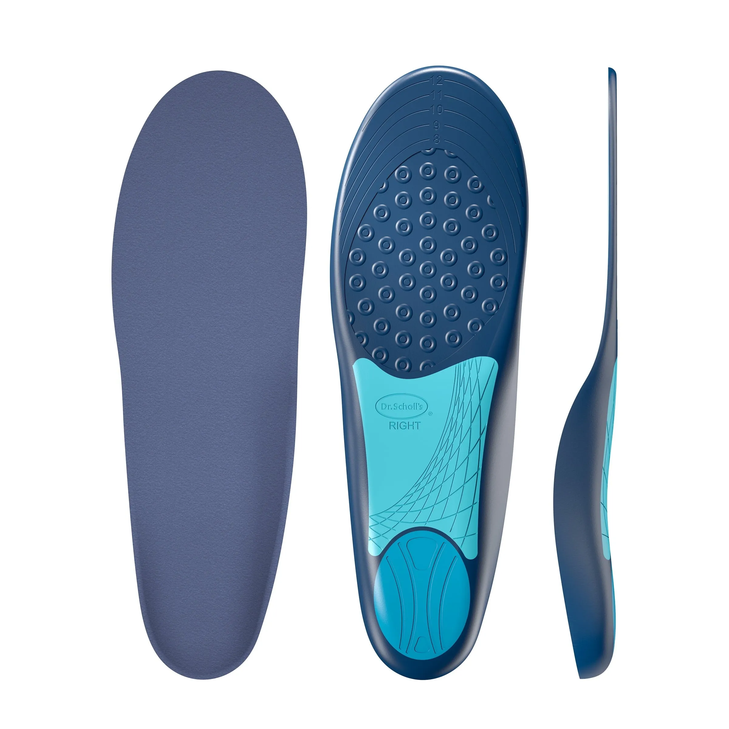 Dr. Scholl’s Plantar Fasciitis Pain Relief Orthotic Insoles, Men's (1 Pair, Sizes 8-13)
