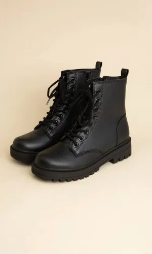 Epsom Lace-Up Boots