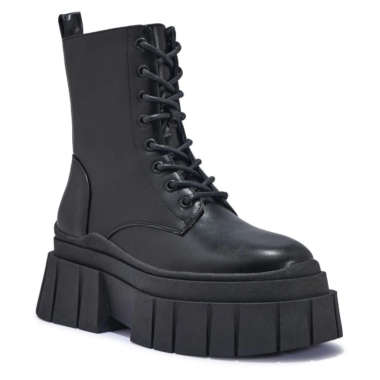 GUINESS2 EXTREME DOUBLE CHUNKY LACE UP ANKLE BOOT