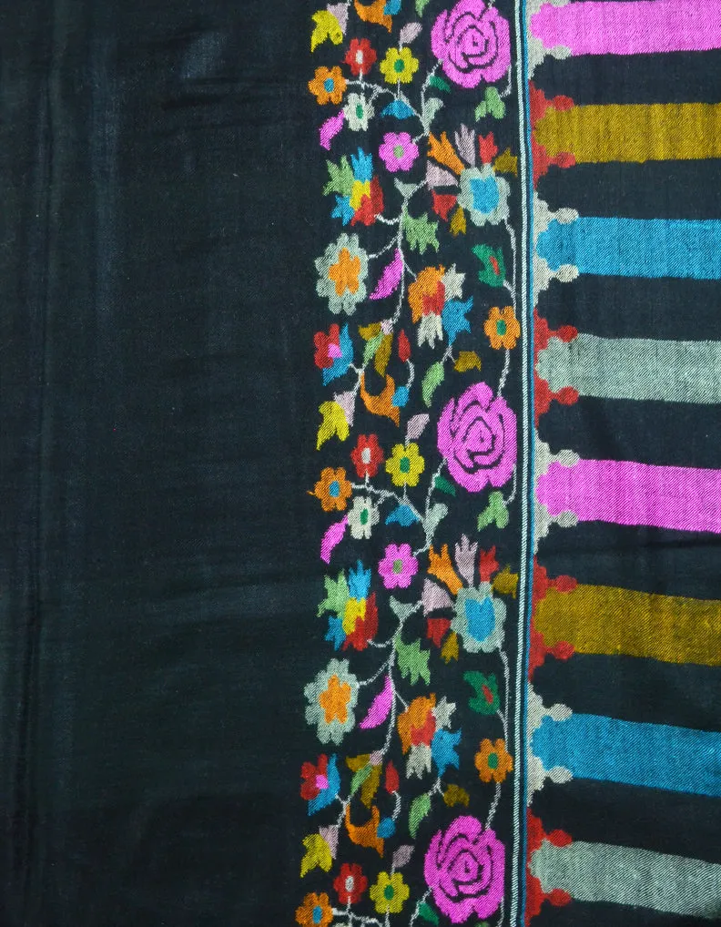 Kani Pashmina Shawl Black 5252