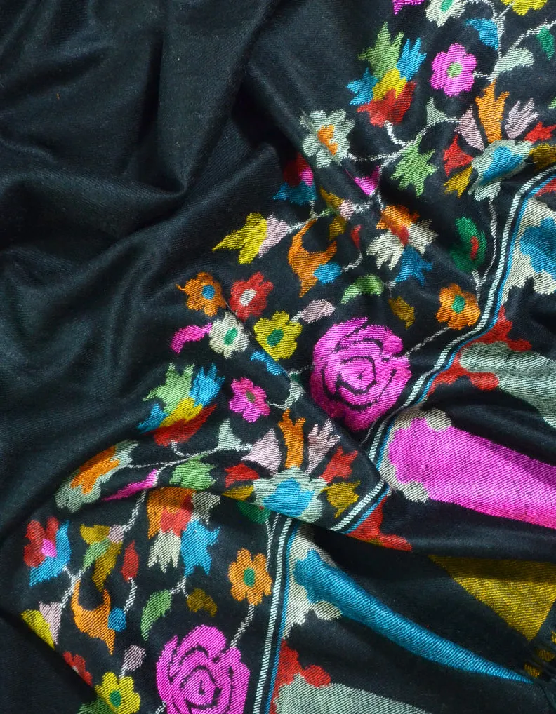 Kani Pashmina Shawl Black 5252