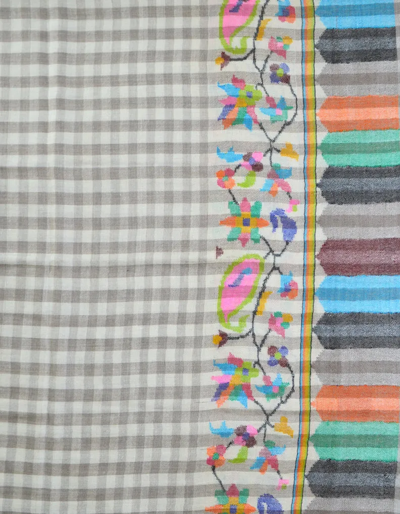Kani Pashmina Shawl Natural 5253