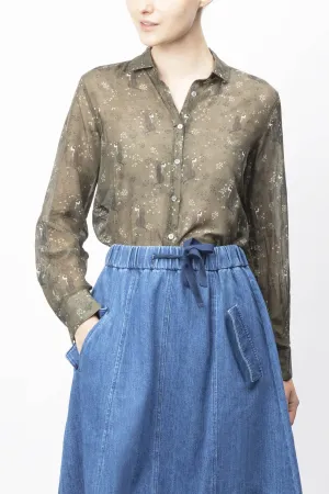 Leopard Printed Classic Shirt