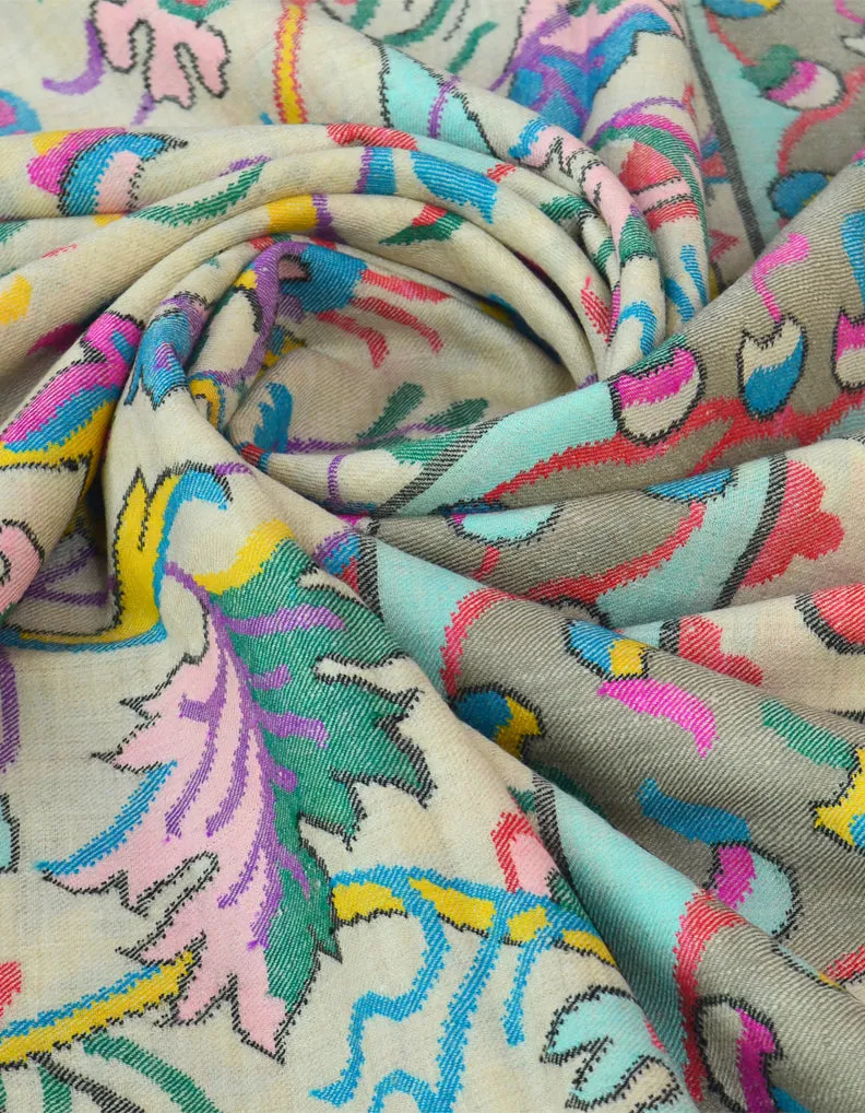Multicoloured Kani Pashmina Shawl 5066