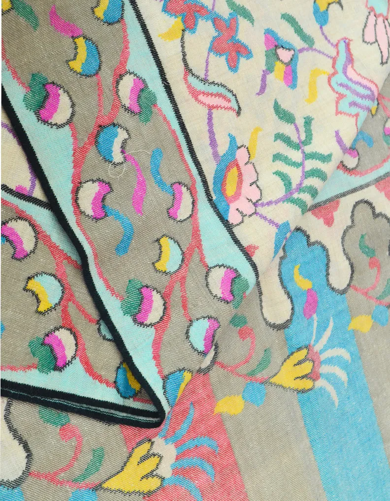Multicoloured Kani Pashmina Shawl 5066