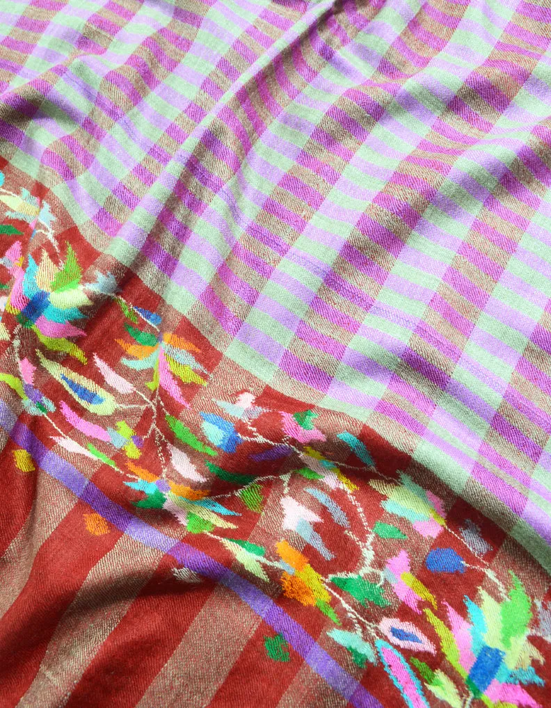 Multicoloured Kani Pashmina Stole 5939