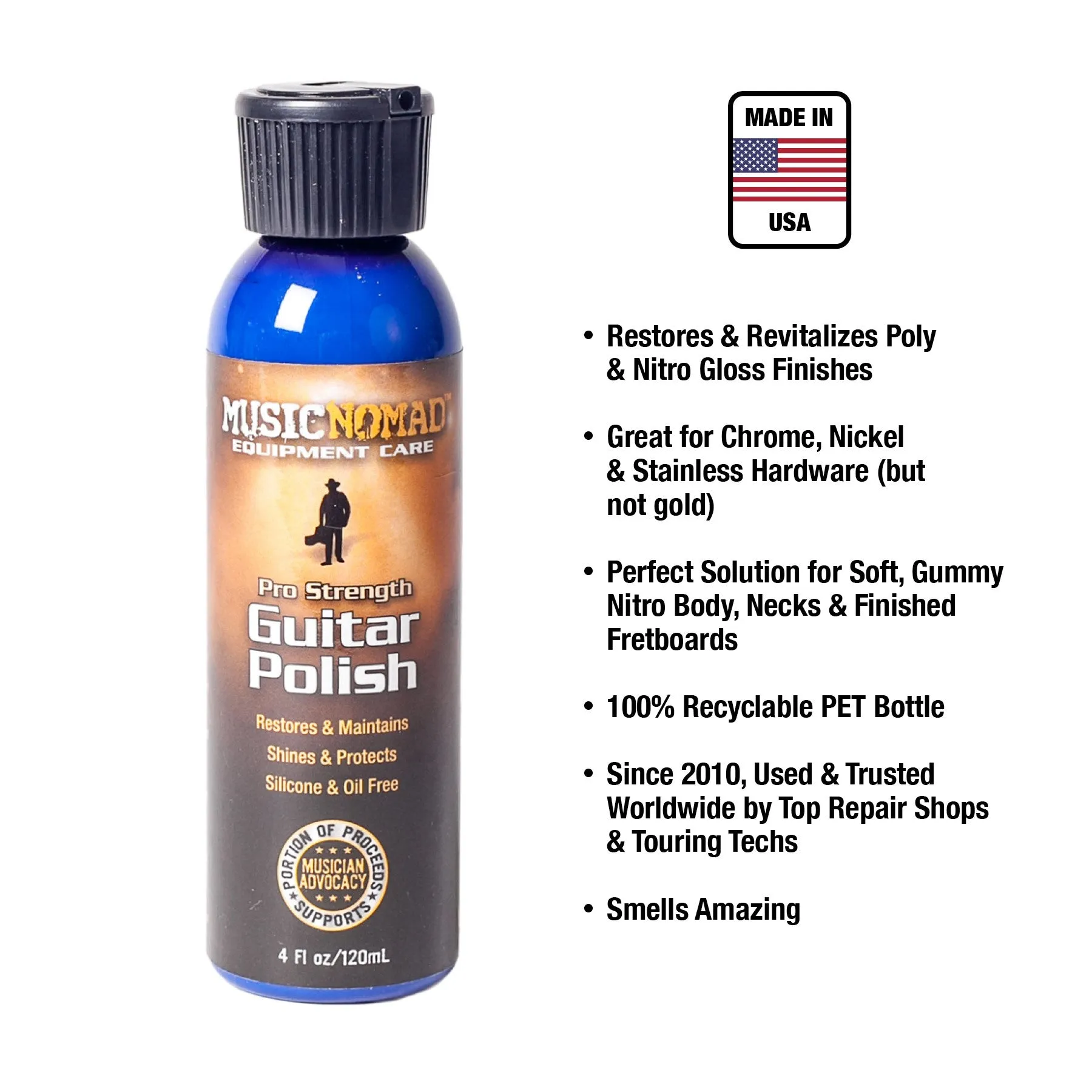 Music Nomad MN101 Guitar Polish - Pro Strength Formula