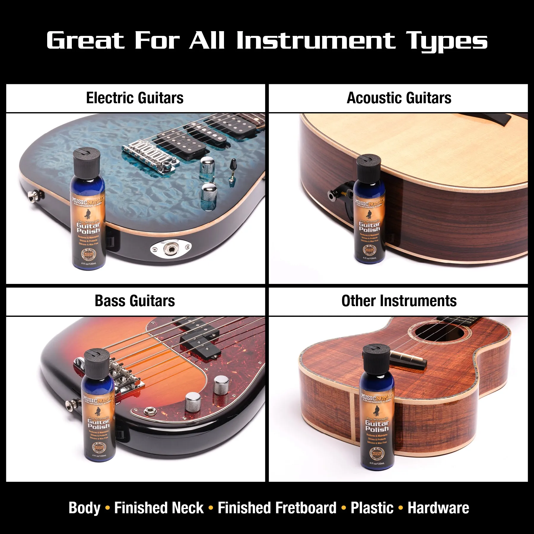 Music Nomad MN101 Guitar Polish - Pro Strength Formula