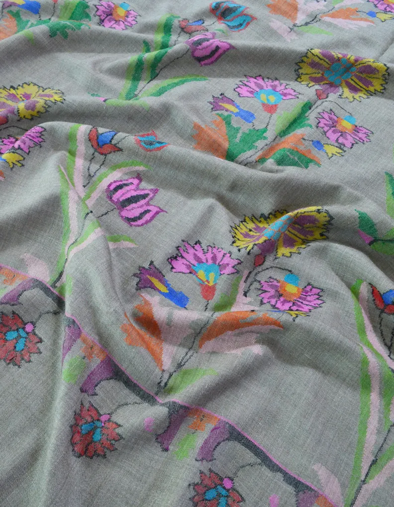 Natural Kani Pashmina Shawl 5525