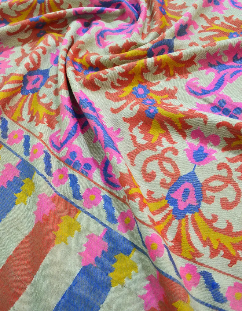 Natural Kani Pashmina Shawl 5834