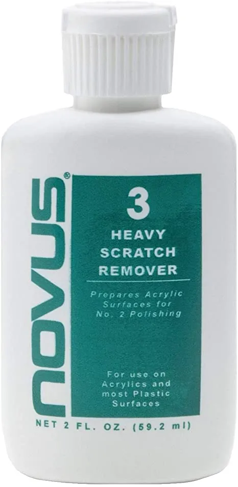 Novus Plastic Polish #3 Heavy Scratch Remover 2Oz