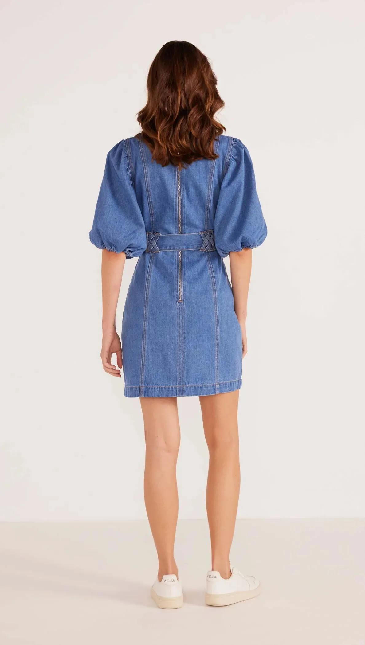 Peyon Denim Mini Dress