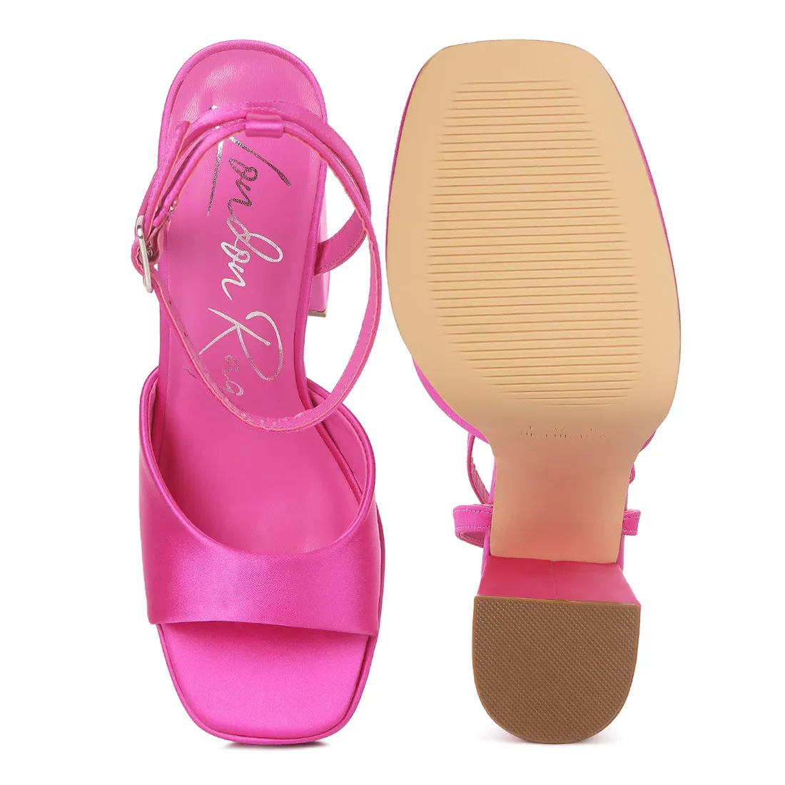 Platform Block Heel Sandals