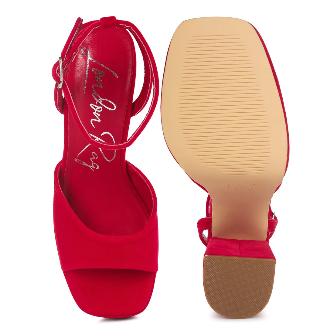Platform Block Heel Sandals