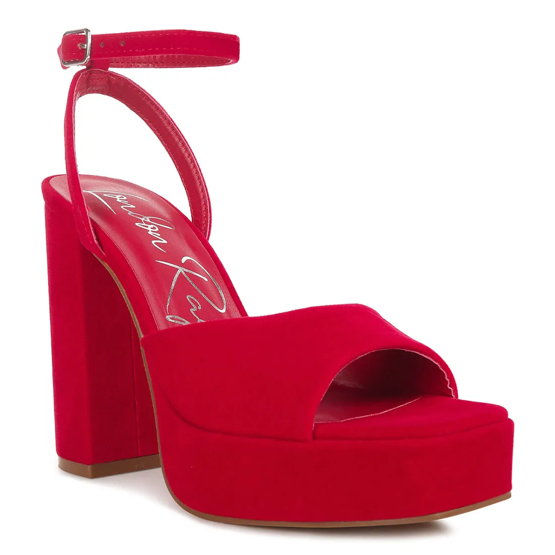 Platform Block Heel Sandals