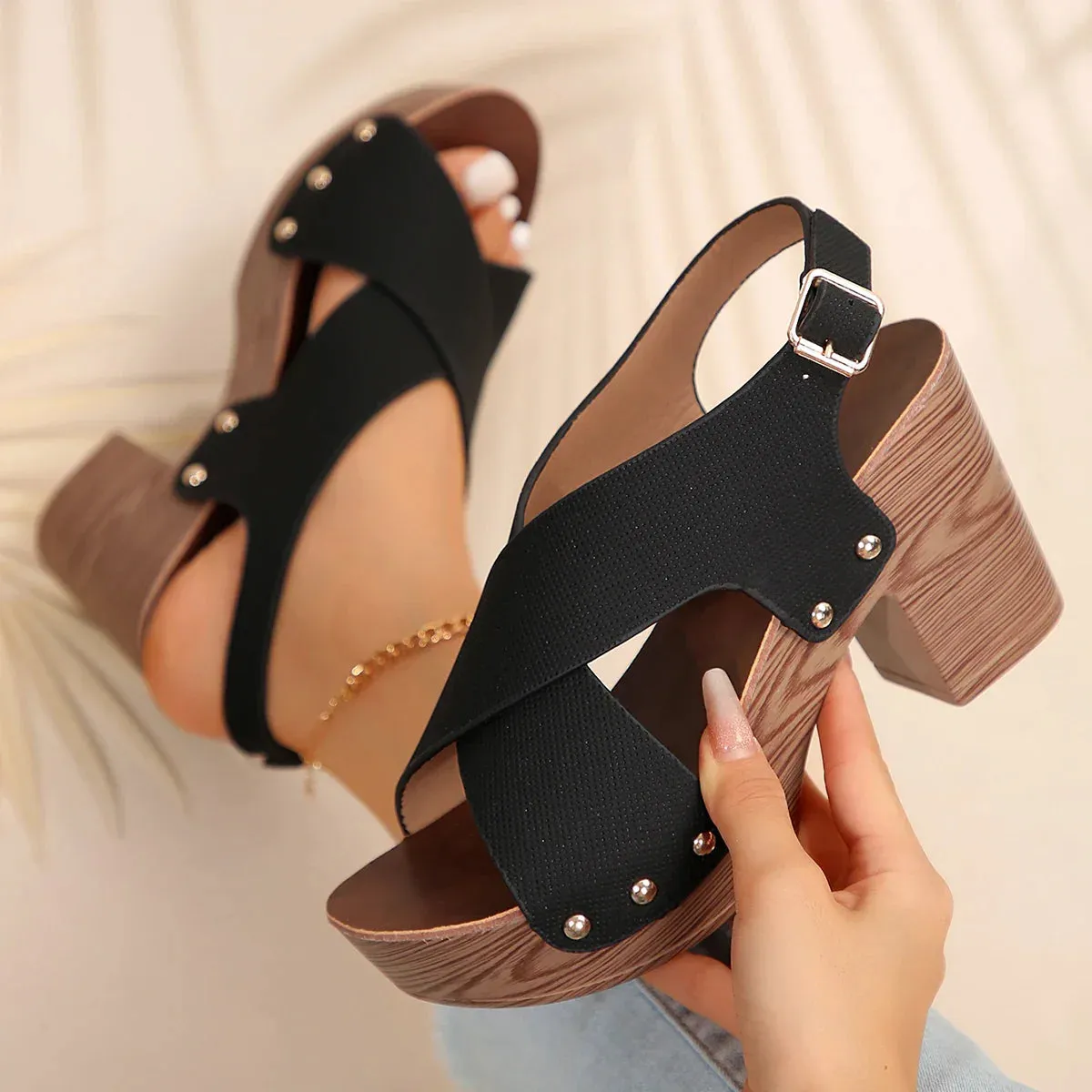 Shira™ - Elevated Heel Sandals
