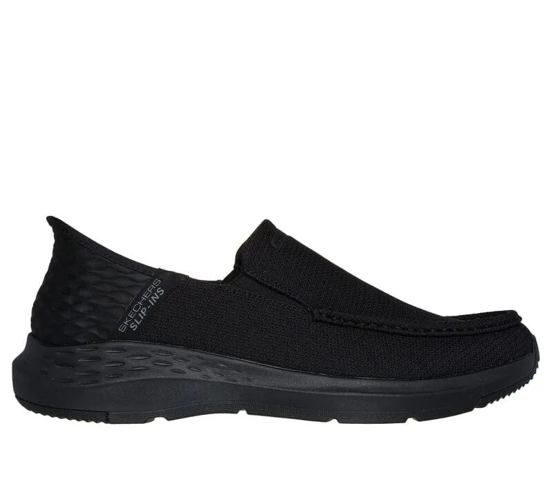 Skechers Men's Parson Ralven Slip Ons- Black