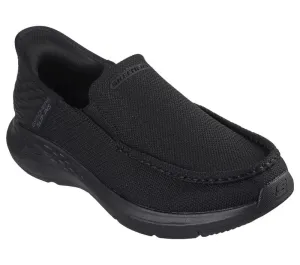 Skechers Men's Parson Ralven Slip Ons- Black