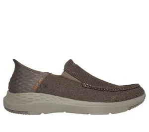 Skechers Men's Parson Ralven Slip Ons- Taupe