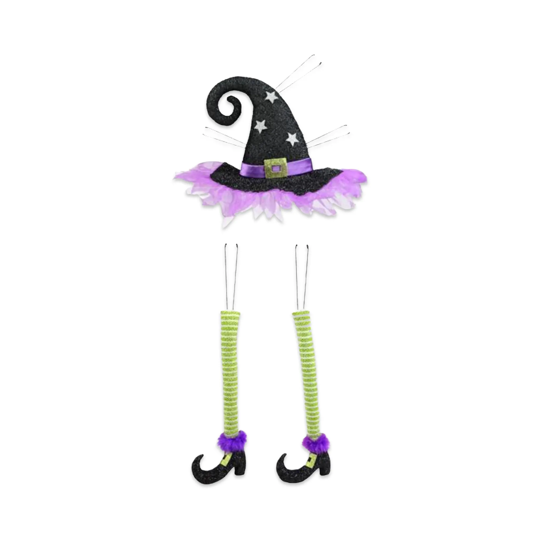 Star Witch Hat and Legs Decor Kit
