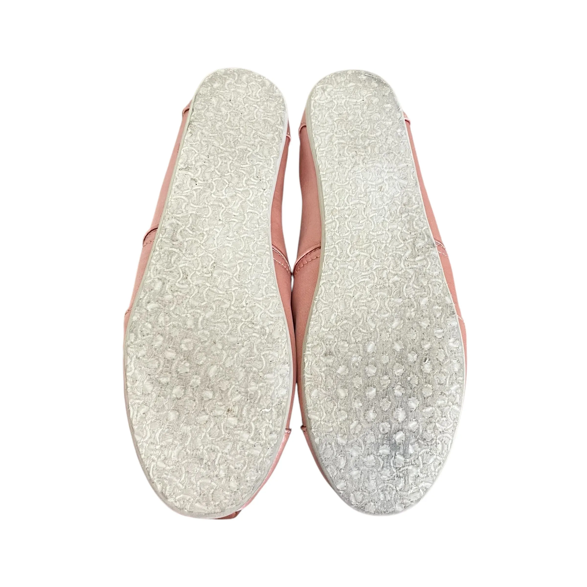 TOMS | Girl's Pink Satin Alpargata Slip On Shoes | Size: 6Y